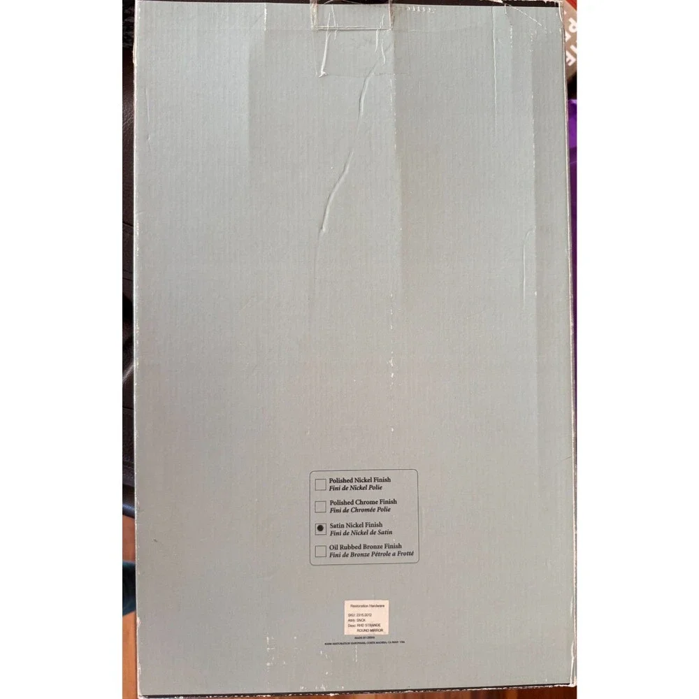 RESTORATION Hardware Mirror STRANDE Accordion Wall Mount RH NEW (READ)